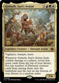 Gishath, Sun's Avatar (LCI) from Prerelease Cards