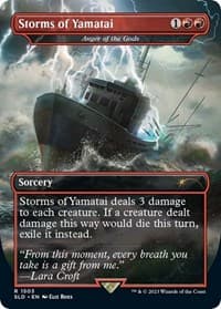 Storms of Yamatai - Anger of the Gods from Secret Lair Drop Series