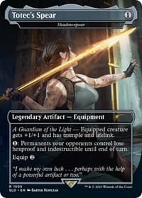 Totec's Spear - Shadowspear from Secret Lair Drop Series