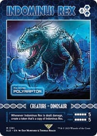 Indominus Rex - Polyraptor from Secret Lair Drop Series