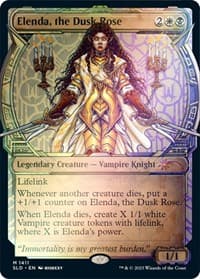 Elenda, the Dusk Rose (Rainbow Foil) from Secret Lair Drop Series
