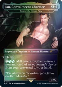 Ian, Convalescent Charmer - Tasigur, the Golden Fang (Rainbow Foil) from Secret Lair Drop Series