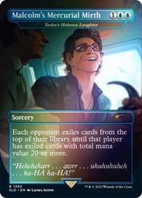 Malcolm's Mercurial Mirth - Tasha's Hideous Laughter (Rainbow Foil) from Secret Lair Drop Series