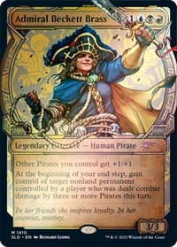 Admiral Beckett Brass (Rainbow Foil) from Secret Lair Drop Series