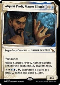 Alquist Proft, Master Sleuth (Showcase) (Invisible Ink) from Murders at Karlov Manor