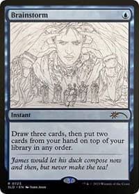 Brainstorm (0723) (Sketch Showcase) from Secret Lair Drop Series