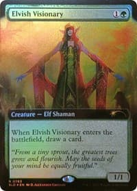 Elvish Visionary (Extended Art) from Secret Lair Drop Series