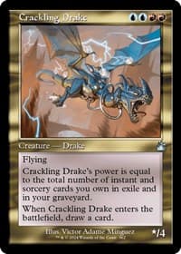 Crackling Drake (Retro Frame) from Ravnica Remastered