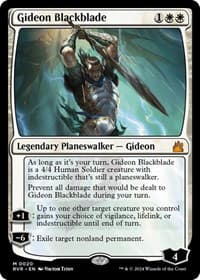 Gideon Blackblade from Ravnica Remastered