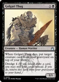 Golgari Thug from Ravnica Remastered