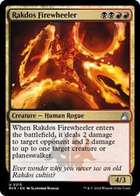 Rakdos Firewheeler from Ravnica Remastered