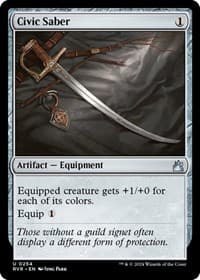 Civic Saber from Ravnica Remastered