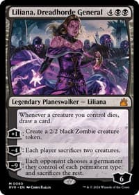 Liliana, Dreadhorde General from Ravnica Remastered