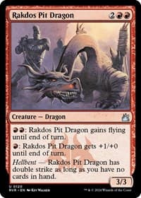 Rakdos Pit Dragon from Ravnica Remastered