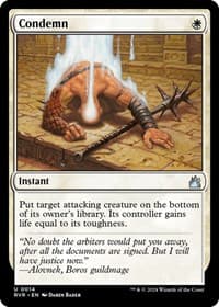 Condemn from Ravnica Remastered