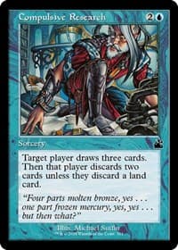 Compulsive Research (Retro Frame) from Ravnica Remastered