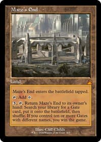 Maze's End (Retro Frame) from Ravnica Remastered
