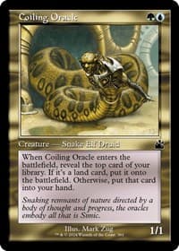 Coiling Oracle (Retro Frame) from Ravnica Remastered