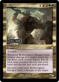 Borborygmos Enraged (Retro Frame) (Serial Numbered) from Ravnica Remastered