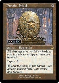 Pariah's Shield (Retro Frame) (Serial Numbered) from Ravnica Remastered