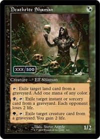 Deathrite Shaman (Retro Frame) (Serial Numbered) from Ravnica Remastered