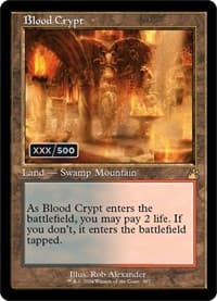 Blood Crypt (Retro Frame) (Serial Numbered) from Ravnica Remastered