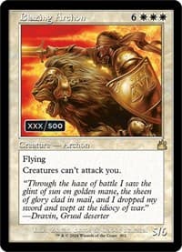 Blazing Archon (Retro Frame) (Serial Numbered) from Ravnica Remastered