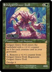 Golgari Grave-Troll (Retro Frame) (Serial Numbered) from Ravnica Remastered