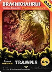 Brachiosaurus - Colossal Dreadmaw from Secret Lair Drop Series