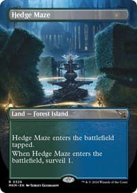 Hedge Maze (Borderless) from Murders at Karlov Manor