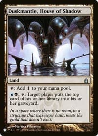 Duskmantle, House of Shadow from The List Reprints