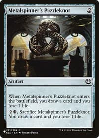 Metalspinner's Puzzleknot from The List Reprints