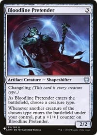 Bloodline Pretender from The List Reprints