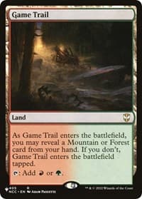 Game Trail from The List Reprints