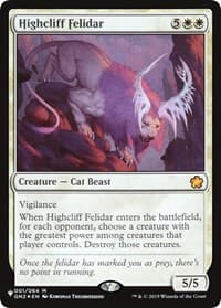 Highcliff Felidar from The List Reprints