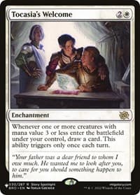 Tocasia's Welcome from The List Reprints