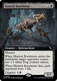 Hunted Bonebrute (Extended Art) from Murders at Karlov Manor