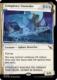Conspiracy Unraveler (Showcase) (Invisible Ink) from Murders at Karlov Manor