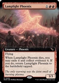 Lamplight Phoenix (Extended Art) from Murders at Karlov Manor