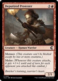 Deputized Protester from Ravnica: Clue Edition