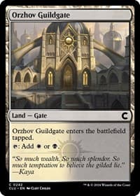 Orzhov Guildgate from Ravnica: Clue Edition