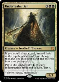 Underrealm Lich from Ravnica: Clue Edition