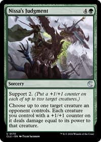 Nissa's Judgment from Ravnica: Clue Edition