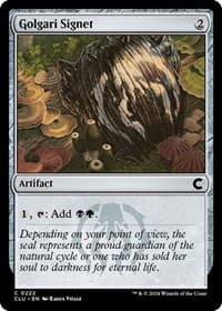 Golgari Signet from Ravnica: Clue Edition