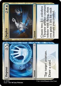 Depose // Deploy from Ravnica: Clue Edition