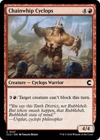 Chainwhip Cyclops from Ravnica: Clue Edition