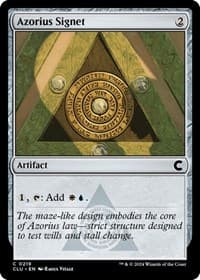 Azorius Signet from Ravnica: Clue Edition