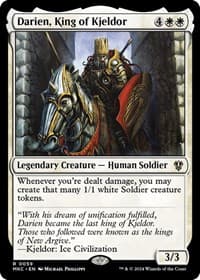 Darien, King of Kjeldor from Commander: Murders at Karlov Manor