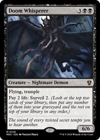 Doom Whisperer from Commander: Murders at Karlov Manor