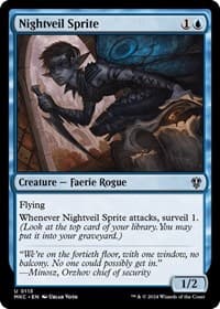 Nightveil Sprite from Commander: Murders at Karlov Manor